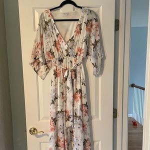 Baltic Born White Kimono Dress